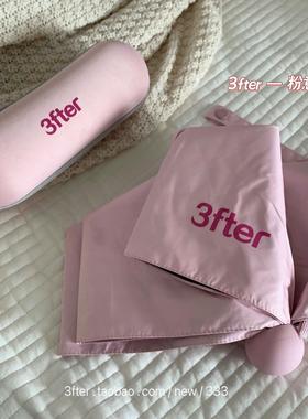 3fter粉意面|折叠遮阳伞（送盒子）便携出门mini挡太阳黑胶雨伞