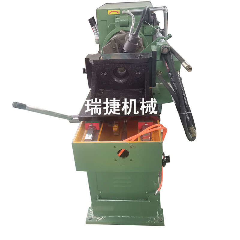 76型全自动铝管不锈钢管消防管件套丝机自动圆管圆钢螺栓套丝机