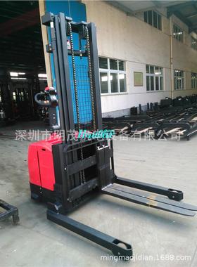 CD14-9210wp宽支腿电动堆垛Dw车.4吨3米堆高机全自动搬运叉车