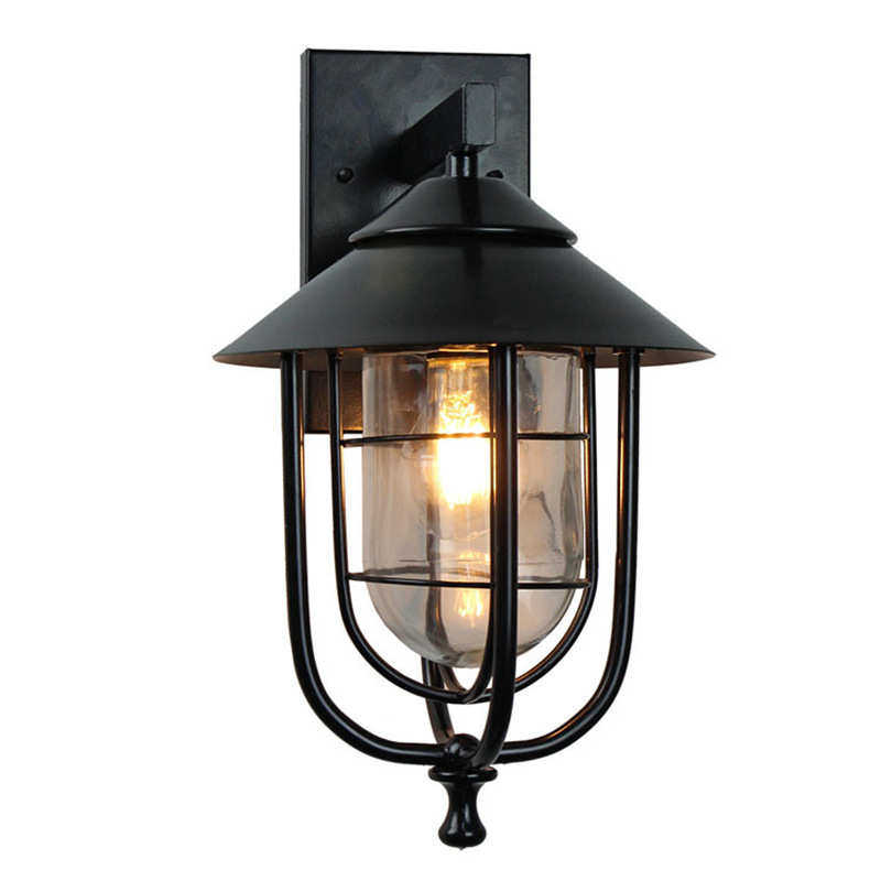 美式复古工业风铁艺阳台防水户外壁灯北欧创意酒吧咖啡厅室外灯,家装灯饰光源,壁灯,淘宝优惠券,粉丝福利购,淘宝优惠卷