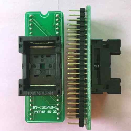 RT809HSE国产单板TSOP48弹跳座NAND NOR配接器烧录座TSOP32TSOP40