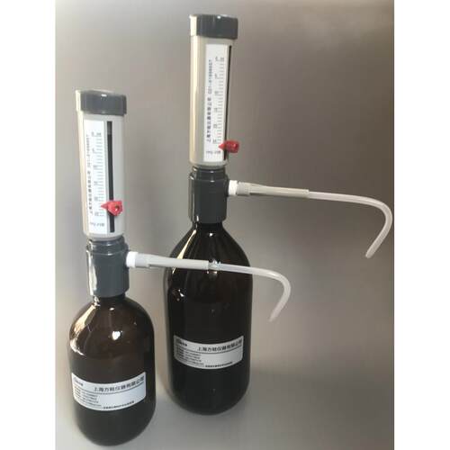 0-25ml玻璃套筒式可调定量加液器/瓶式加液器/500ML棕色瓶加液器
