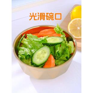 304不锈钢饭碗家用双层防烫碗食堂小孩儿童防摔小汤碗火锅佐新品