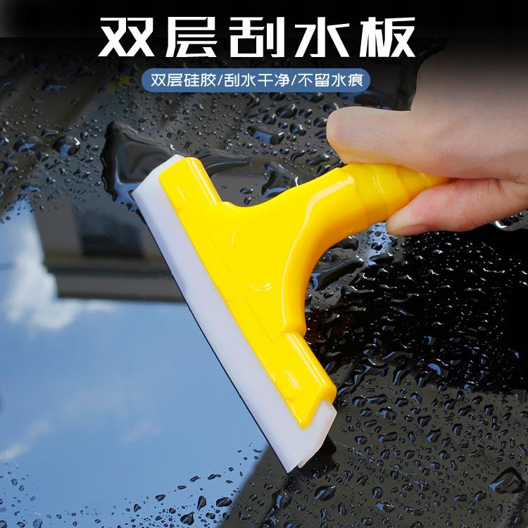 玻璃美缝工具贴膜牛筋刮贴膜黄牛筋刮板牛津刮板硅胶双层水刮清洁