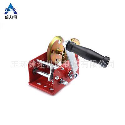 倍力得应急电灯手动绞盘2500磅(lbs)双速配钢丝绳KC2500