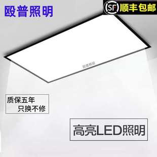 铝扣板吊顶300x300x600平板灯 集成吊顶led灯厨房卫生间嵌入式