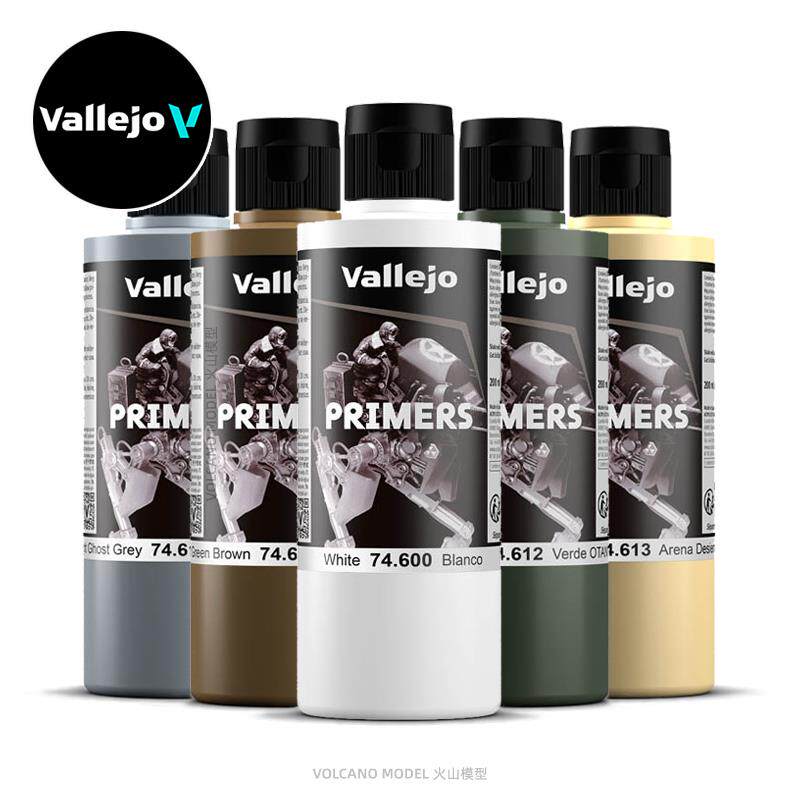 vallejo 西班牙AV 200ml (大瓶装) 水补土底漆 74600~74615/74660