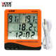 计温度表vc230a胜利温湿度湿度计探头温度计数字室内外 双