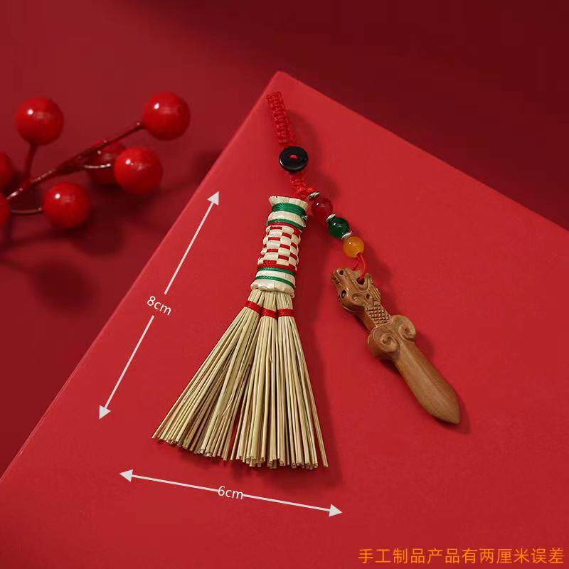 扫面的小笤帚厨房案板刷子扫帚小型纯手工制作扫床扫炕高粱苗条帚