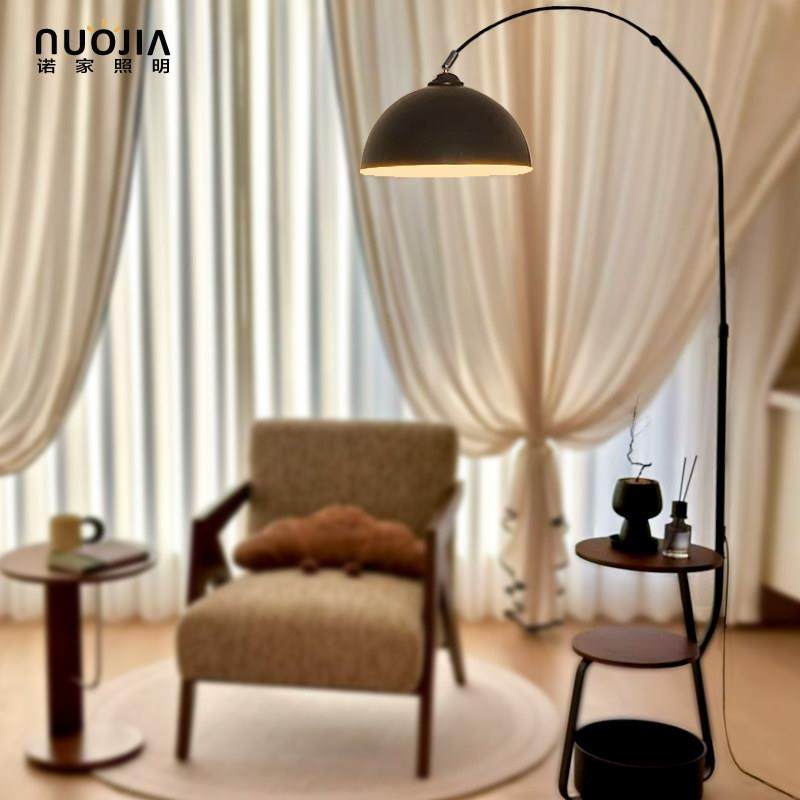 意式极简置物落地灯实木桌面无线 线充电台灯一体式收纳客厅钓鱼,家装灯饰光源,装饰落地灯,淘宝优惠券,粉丝福利购,淘宝优惠卷