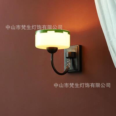 1930s中古风壁灯 中世纪瑞典格雷法式复古老钱风美式卧室背景墙灯