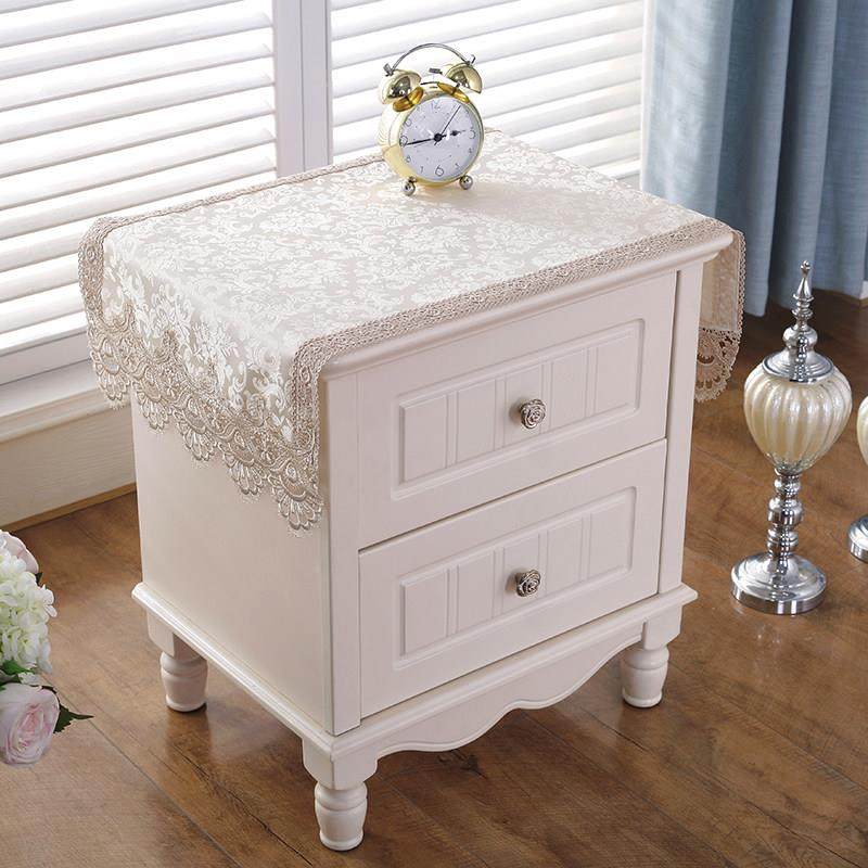 床头柜盖布欧式打印机防尘罩蕾丝卧室长方形防滑盖巾ins斗柜垫套,居家布艺,万能盖巾,淘宝优惠券,粉丝福利购,淘宝优惠卷