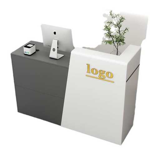 时尚网红潮店收银台店铺小型柜台服装店吧台理发店桌子前台接待台