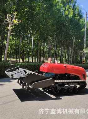 多功履带式微耕机大马力柴油果能园农用机地智能耕LBGY-6大棚果树