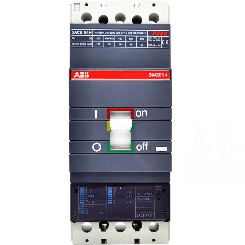 ABB SACE S4H160 S4N S4H250 PR211-LI 低压塑壳断路器 250A