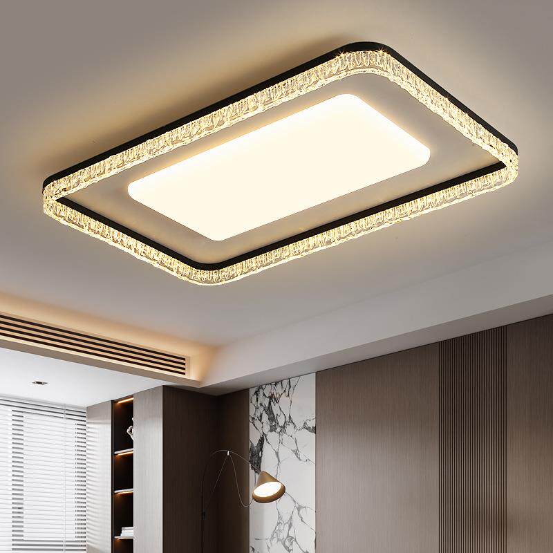 轻奢客厅简约吸顶灯创意个性中山灯具客厅主灯卧室灯套餐家装灯饰