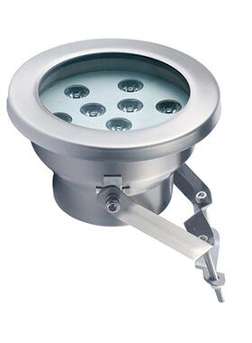 水景工程单色彩色RGBLED6W9W12W18W水下灯低压水底景观射灯DC24V