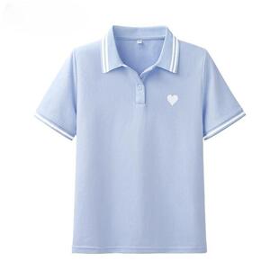 幼儿园老师园服夏季高端幼师工作服定制LOGO培训机构教师工衣翻领