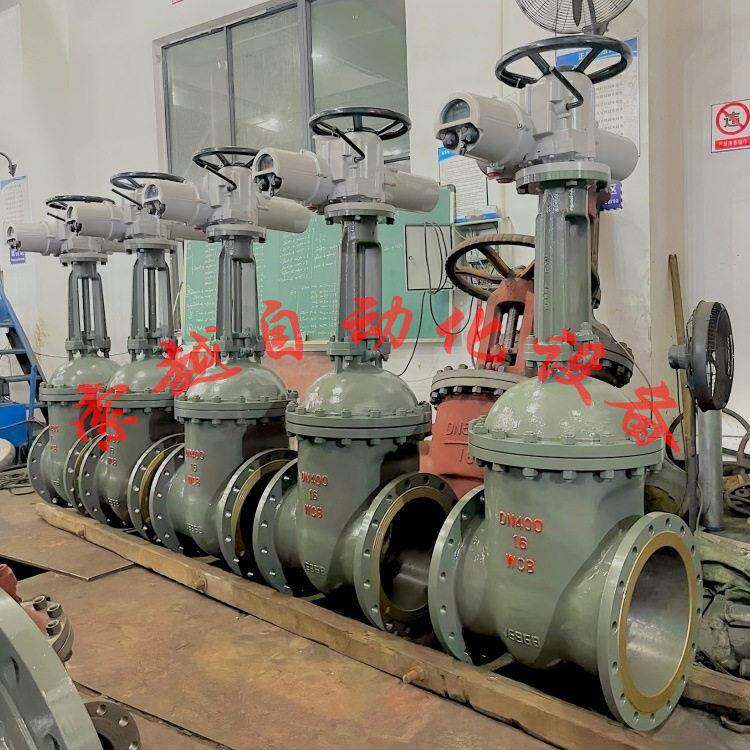 索越Z941H-10C-DN150电动法兰闸阀 智能一体化铸钢材质 水用管道