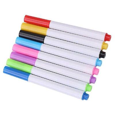8 Pcs Erasable Whiteboard Marker Child Erase Plastic Fine