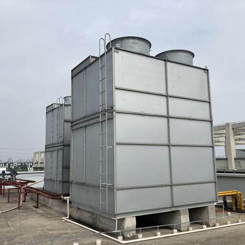 上海江苏南京逆流式钢板冷却塔100T镀镁铝锌外壳耐用环