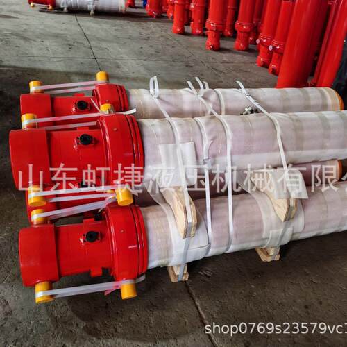 源头厂家现货供应各种型号自卸车用液压油缸沃润牌多级液压油缸