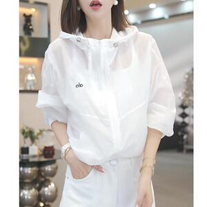 欧洲站连帽防晒衣女2026年夏季新款宽松休闲运动防晒服薄款冲锋衣