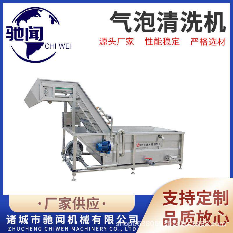 油麦菜空心菜洗菜机葡萄草莓气泡清洗设备全自动洗果蔬喷淋机