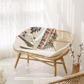 约藤编沙发305椅休闲阳台藤别墅单双人藤庭简院花椅园真藤实木