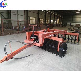 KZY-2牵引式液压重耙18片耙片耕地灭茬机农用拖拉式偏置耕地耙