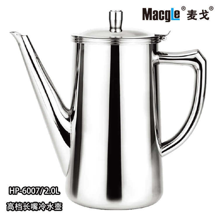 麦戈 304不锈钢加厚款大容量单层冷水壶 可放饮料/茶/果汁/油