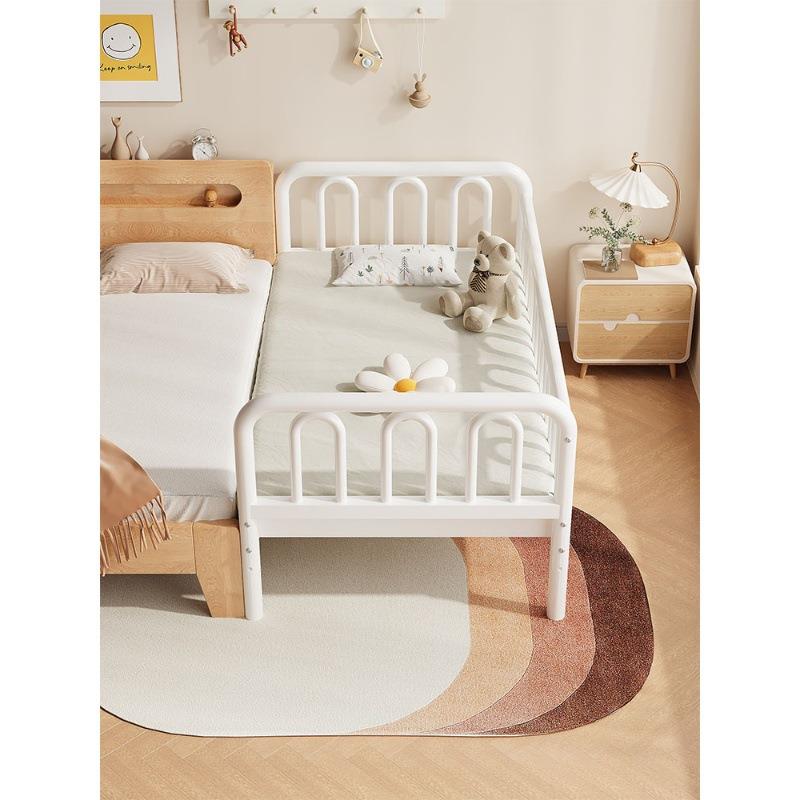 铁艺儿床童床带护栏小婴儿男孩女孩公床单人床边加主宽拼接无品牌