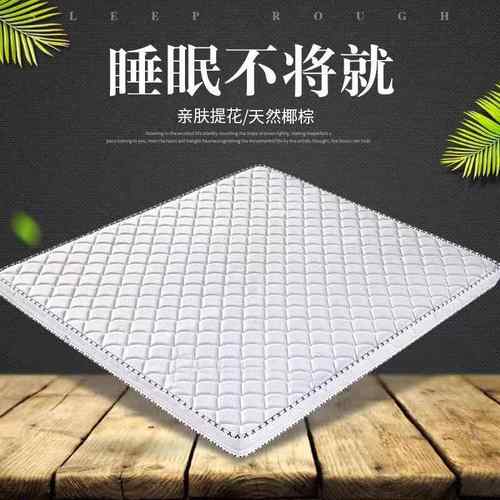 可折叠椰棕垫偏软双硬1.2米1.米棕榈儿童床单5人QOQ人棕垫可订其