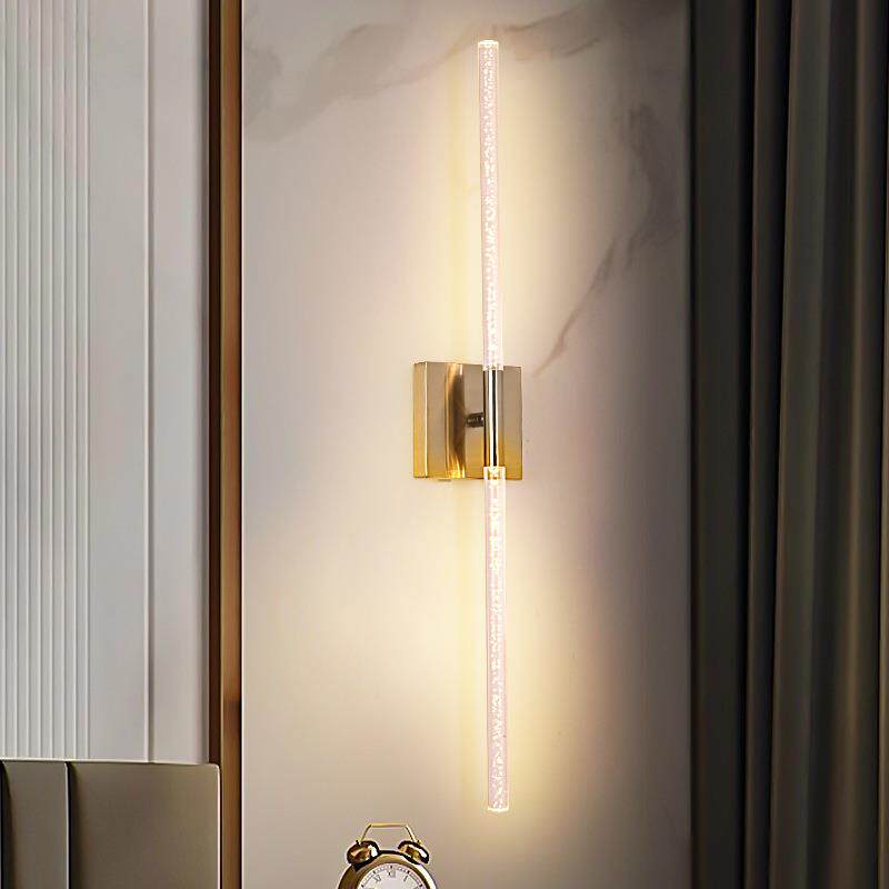 跨境新款充电壁灯墙壁灯客厅壁画长条灯免接线壁灯过道带遥控三色