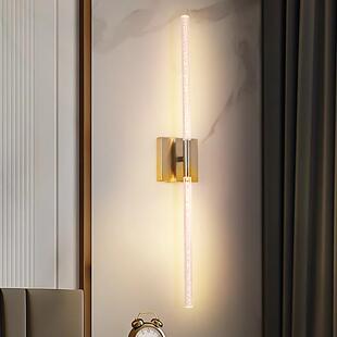 跨境新款充电壁灯墙壁灯客厅壁画长条灯免接线壁灯过道带遥控三色