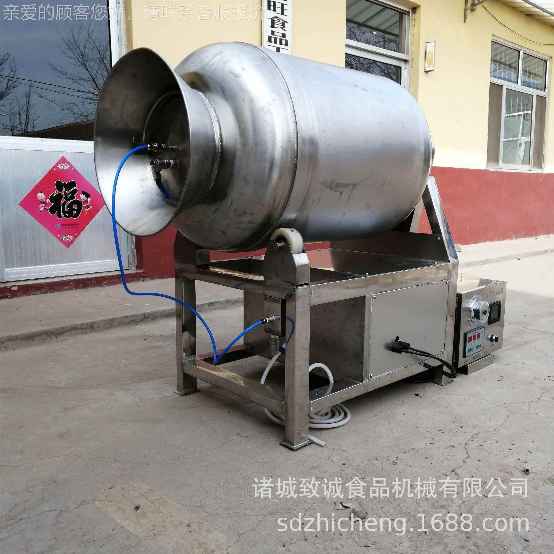滚真空腌滚揉机 泡菜腌制机 304不锈钢制ZC-100L作变肉频式揉机