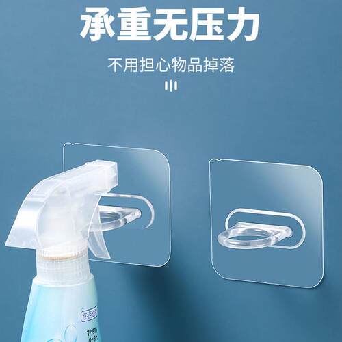 Strong adhesive hook shelf stickers, no-drilling required so