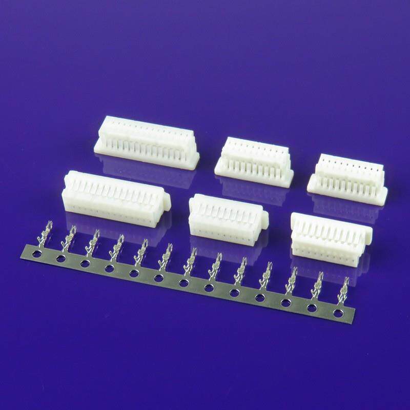 SHD1.0mm插头接插件 胶壳 端子SH1.0双排连接器 2*5P-2*6P-2*8P整