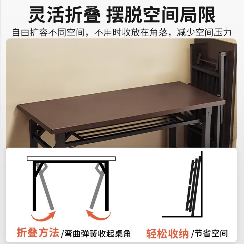 可A735AΩ折叠台式电脑桌家办公学生学子习书出桌用小桌简易租屋