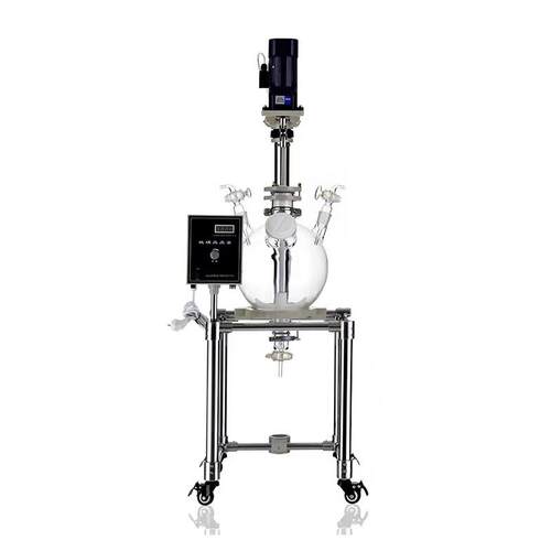 高硼硅玻璃列管热交换器单双层反应釜配件换热器列管冷凝器