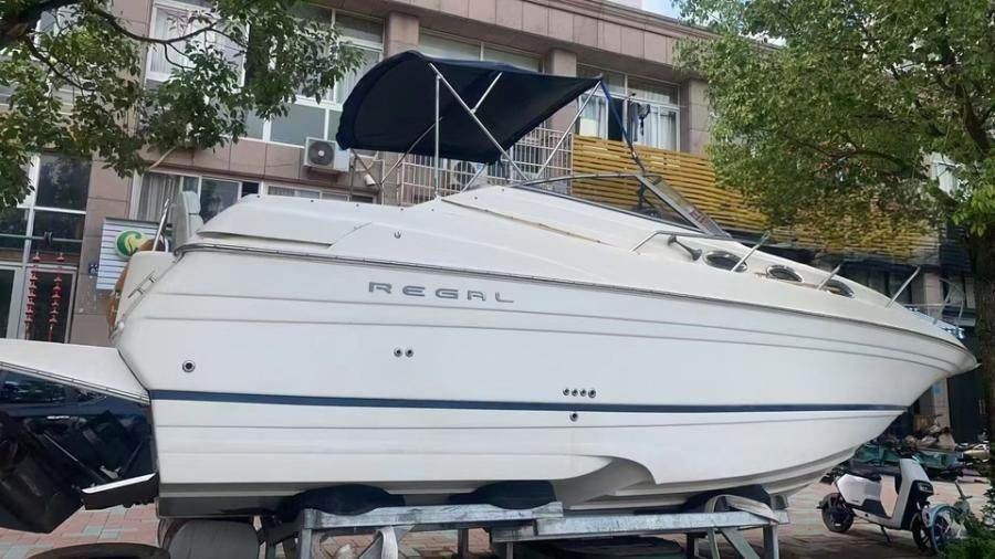 美国（进口）瑞格27尺双层豪华游艇水星V8发动机带休息舱卫生间