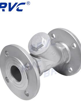 不锈钢法兰Y型过滤器 PN55高压内螺纹过滤器GL41W滤网管道过滤器