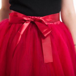 Multilayer puffy skirt skirt多层网纱舞蹈蓬蓬裙半身纱裙 gauze
