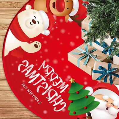 Christmas tree dress apron bottom decoration 耶诞树裙