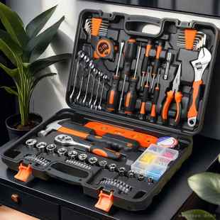 家庭全907工修具箱全套工工具全套木电工专用维车载工具多功能组
