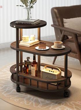客厅发边几物实木可移37216动沙边柜户型窄桌卧小室家用茶几置架