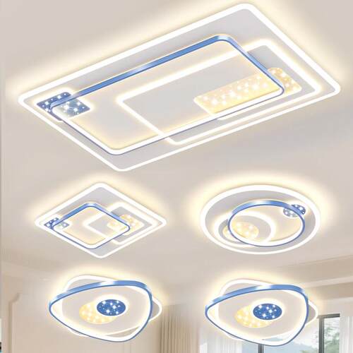 2026新款客厅灯北欧网红LED吸顶灯卧室饭厅中山流行灯具全屋套餐