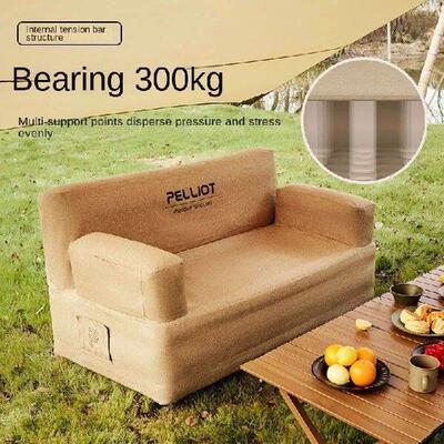 Outdoor Inflatable Sofa Camping Pair Inflatable Sofa Lazy