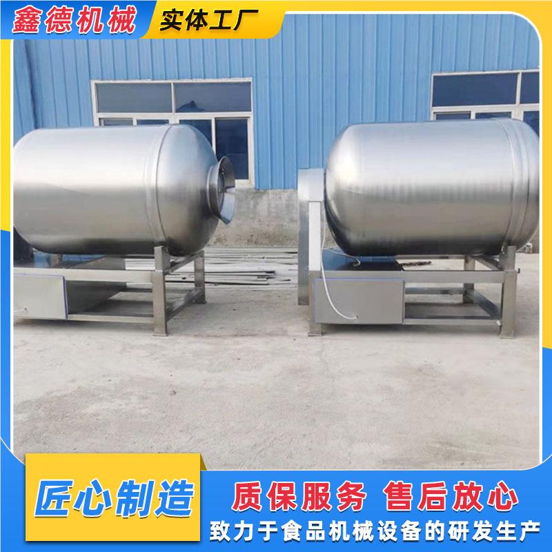 自动不锈钢制滚揉机肉制品腌制五香123白条鸡全鸡柳鸡翅腌揉入味