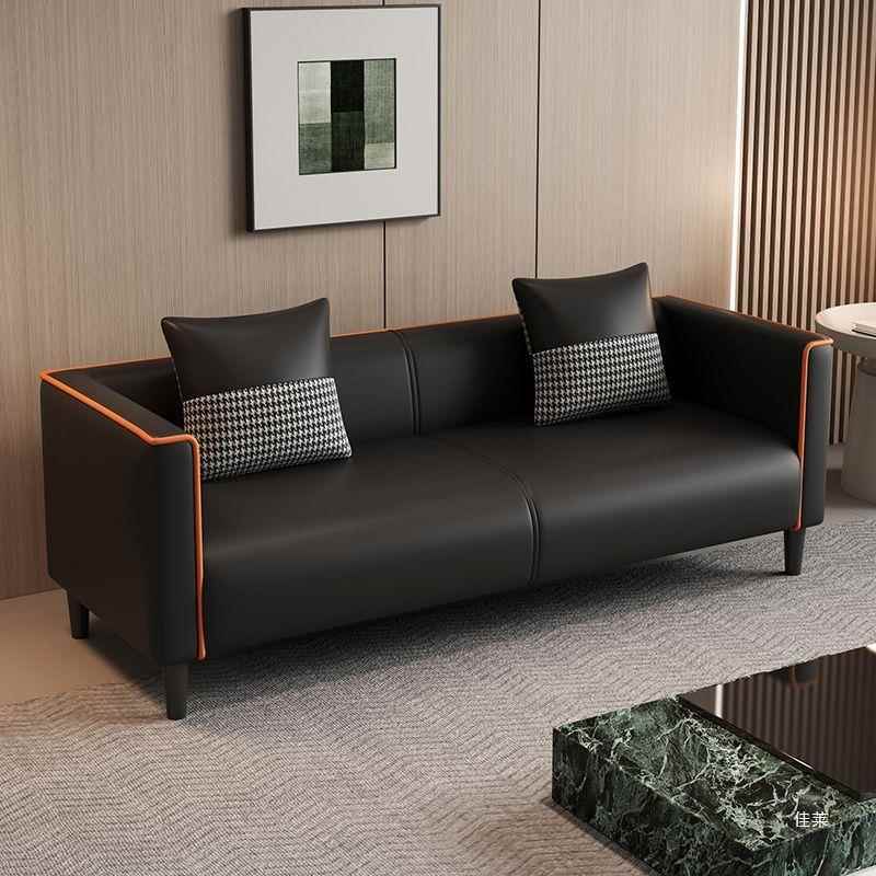简约现代办公室沙发洽谈商务会客休息区酒店服装店小公寓接待沙发